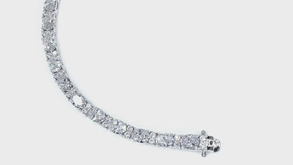 Lily Oval CZ Tennis Bracelet – 7.5in